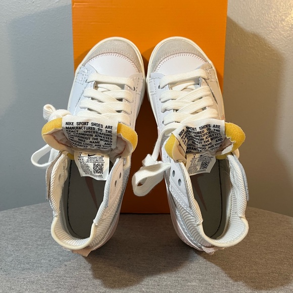 NIKE BLAZER MID '77 JUMBO White/Pink Sneaker Women's Shoe Size 8 DQ1471 101 - Picture 8 of 12